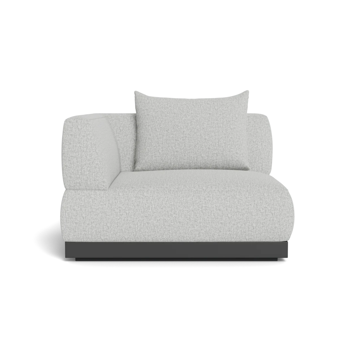 “Modern Amalfi Corner unit – perfect for connecting left and right modules in outdoor configurations”