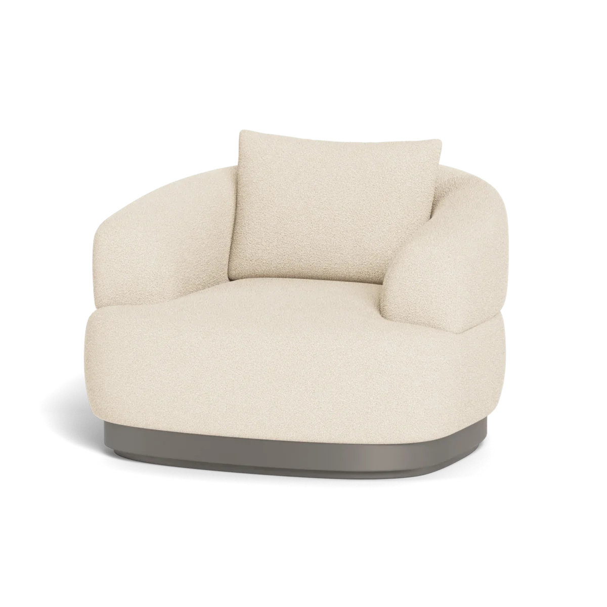 “Harbour Amalfi Lounge Chair – modern outdoor seating with sleek silhouette and plush cushion support”
