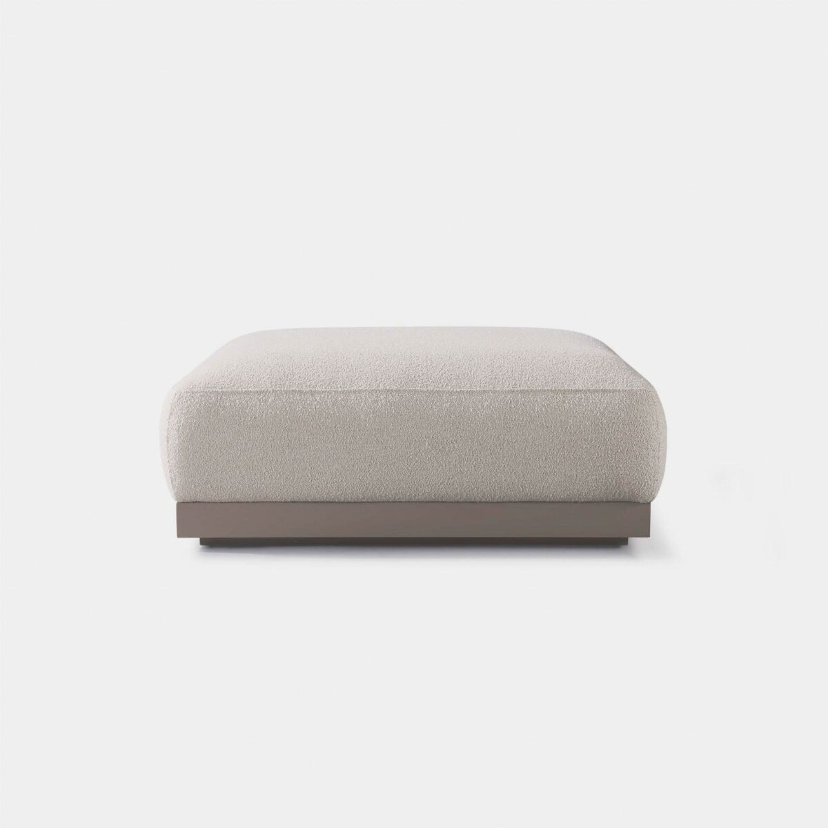 “Amalfi Patio Ottoman – low, structured outdoor ottoman with upholstered comfort by Harbour”