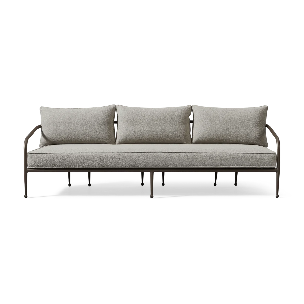 “Andre 3 Seat Sofa by Harbour – modern outdoor sofa with slim profile and deep cushions”