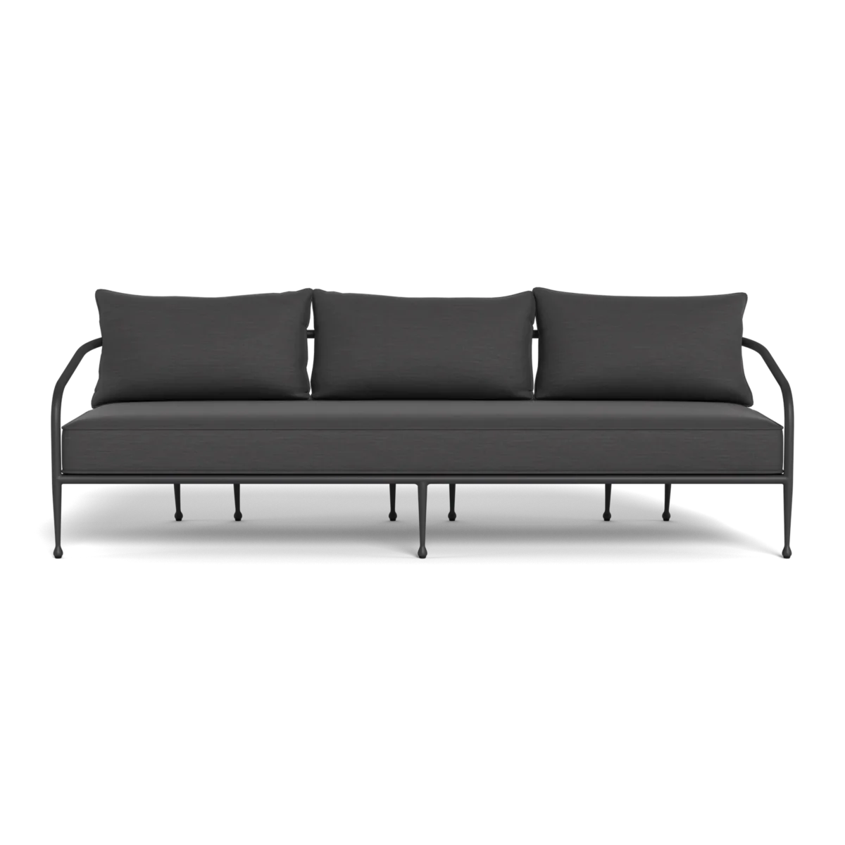  “Luxury patio sofa – Harbour’s Andre three-seater with slim frame and thick, weather-resistant cushions”
