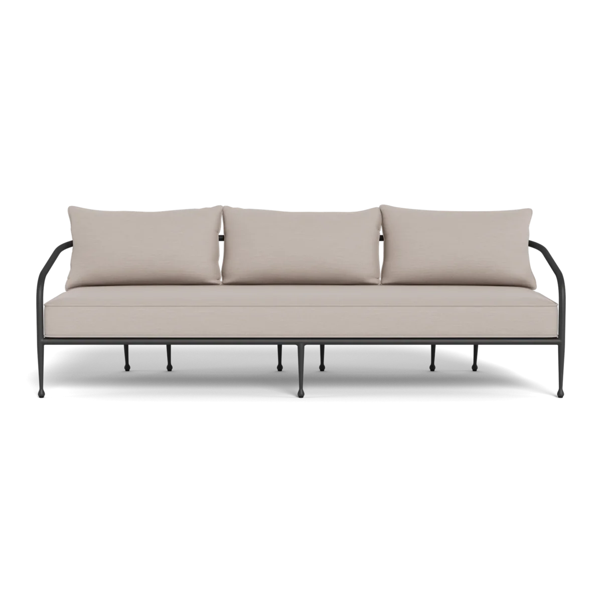 “Modern outdoor lounge seating – Andre 3 Seat Sofa by Harbour in minimalist architectural style”