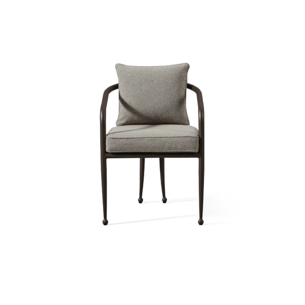“Andre Dining Chair by Harbour – modern outdoor chair with bold sculptural frame and clean lines”