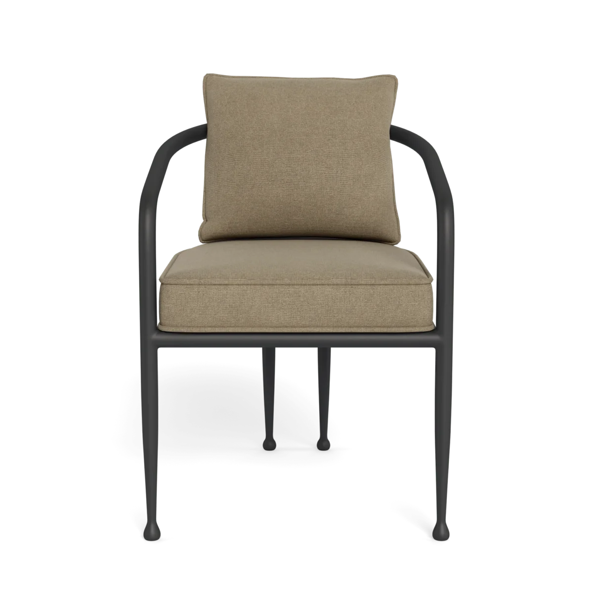 “Contemporary patio chair by Harbour – Andre dining chair with angular frame and luxury finish”