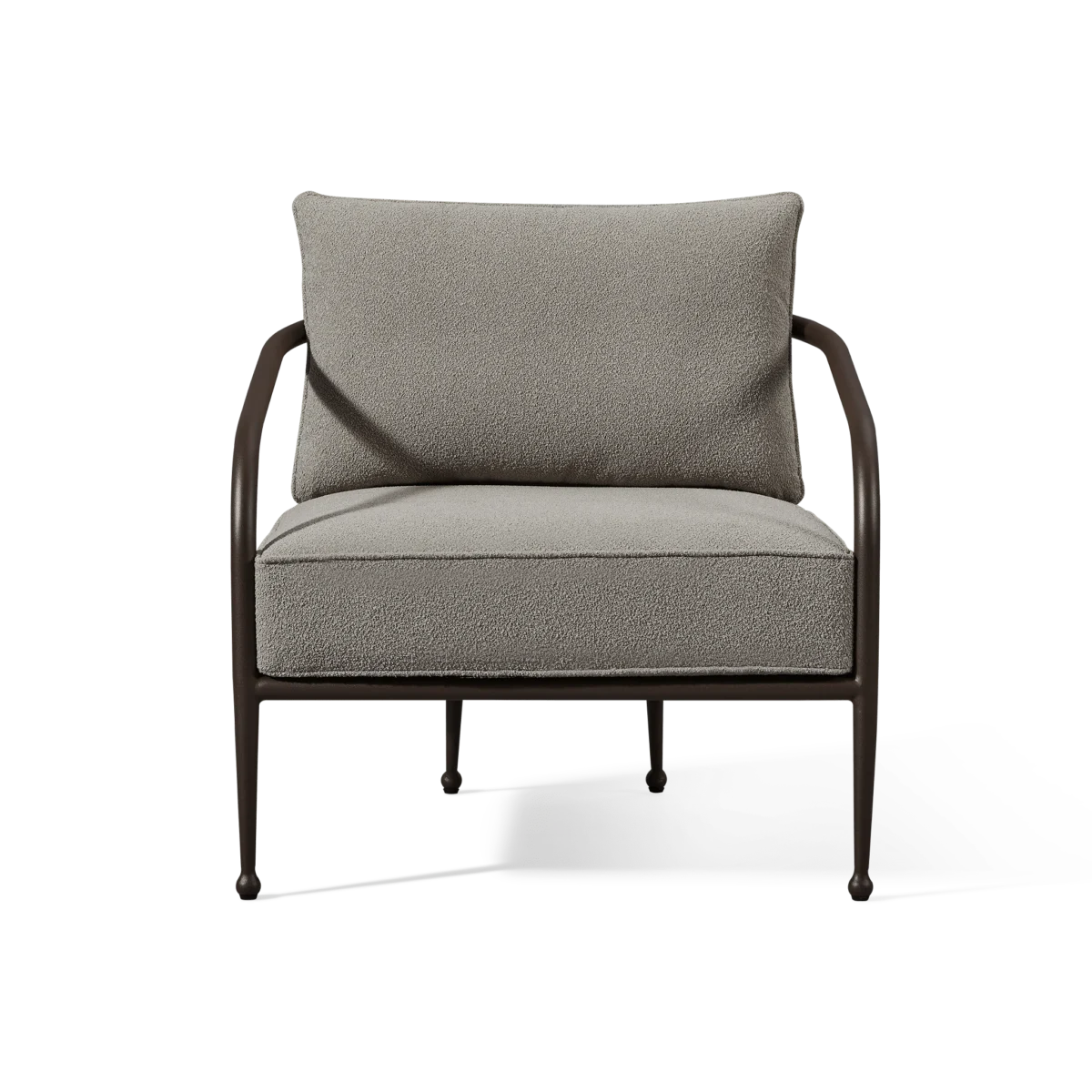 “Andre Lounge Chair by Harbour – contemporary outdoor armchair with sculpted frame”
