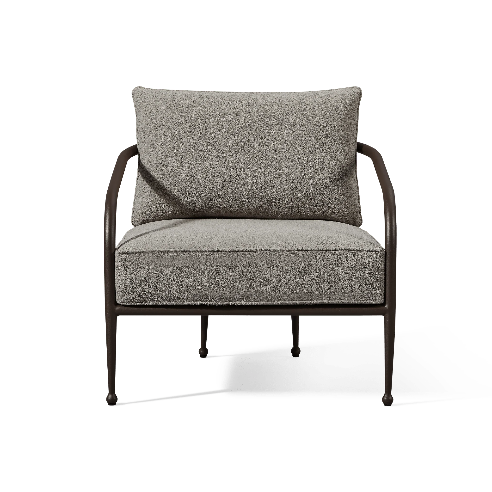 “Andre Lounge Chair by Harbour – contemporary outdoor armchair with sculpted frame”