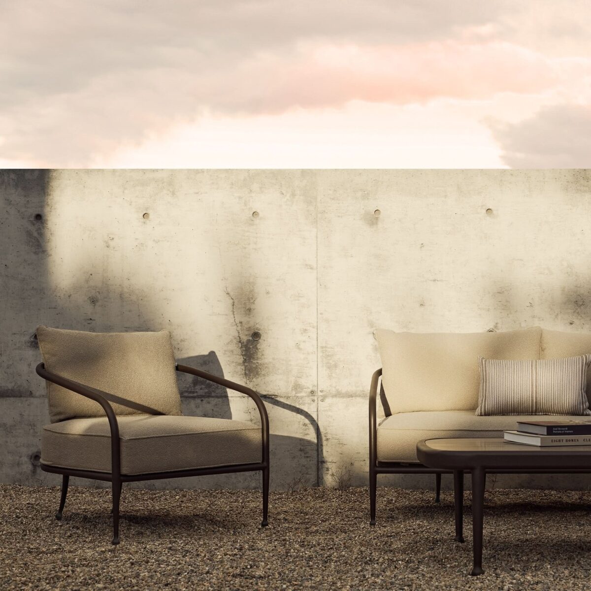 “Designer coffee table by Harbour – Andre rectangular form with modern minimalist appeal”