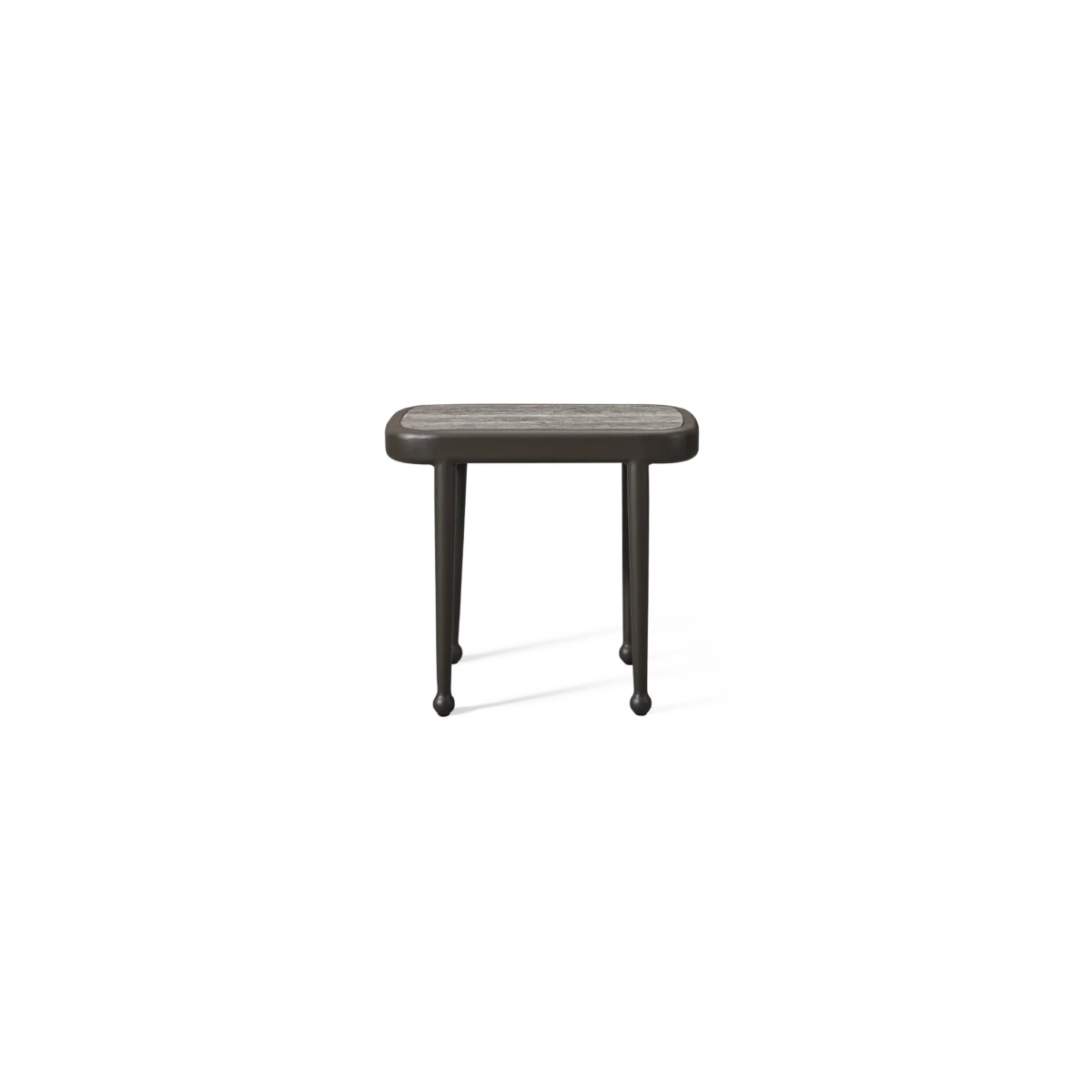 “Harbour Andre side table – rectangular silhouette with sculpted edges and minimal design”