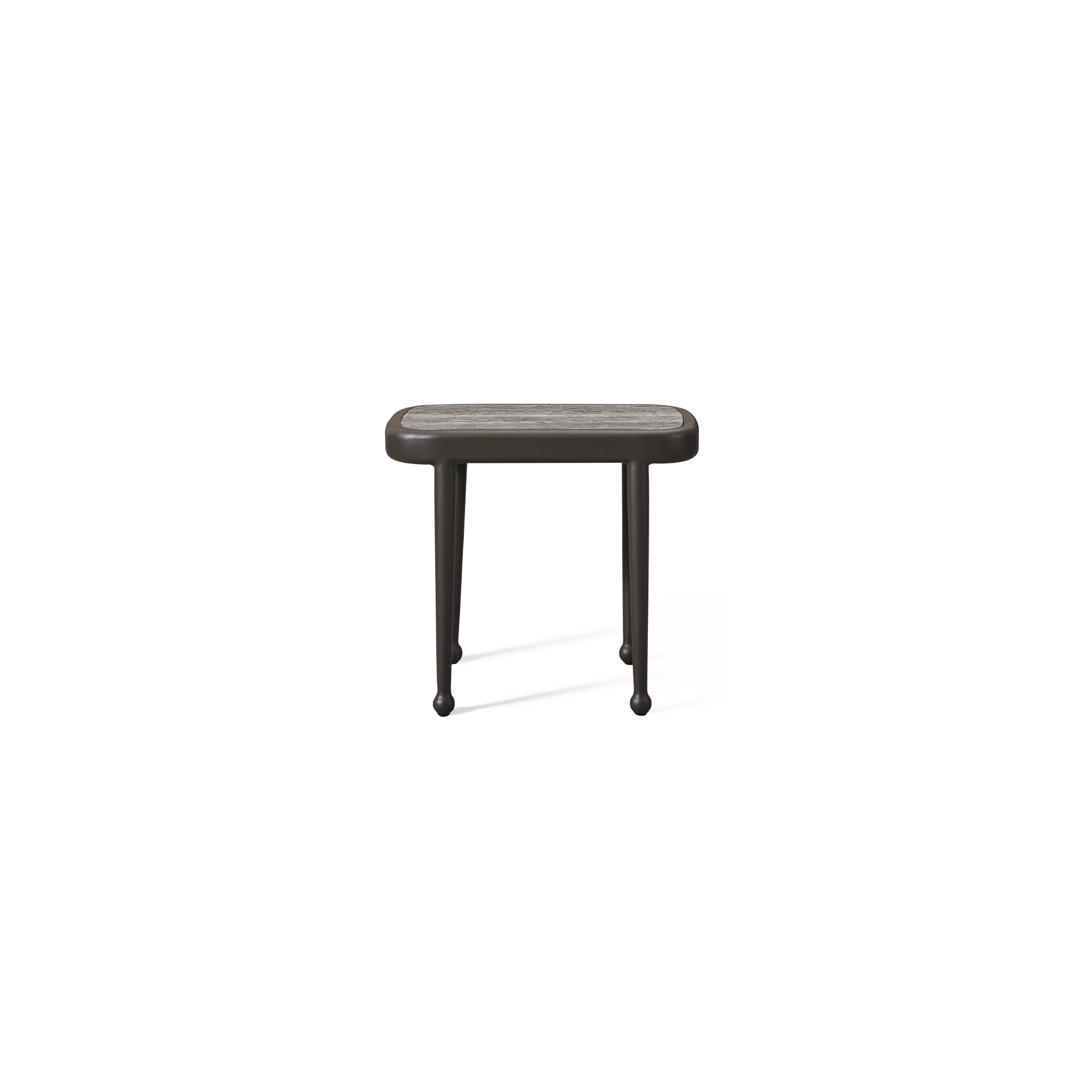 “Harbour Andre side table – rectangular silhouette with sculpted edges and minimal design”
