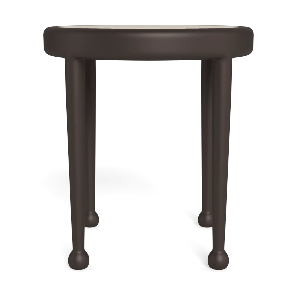 “Harbour Andre side table – round top with sleek design and contemporary outdoor appeal”