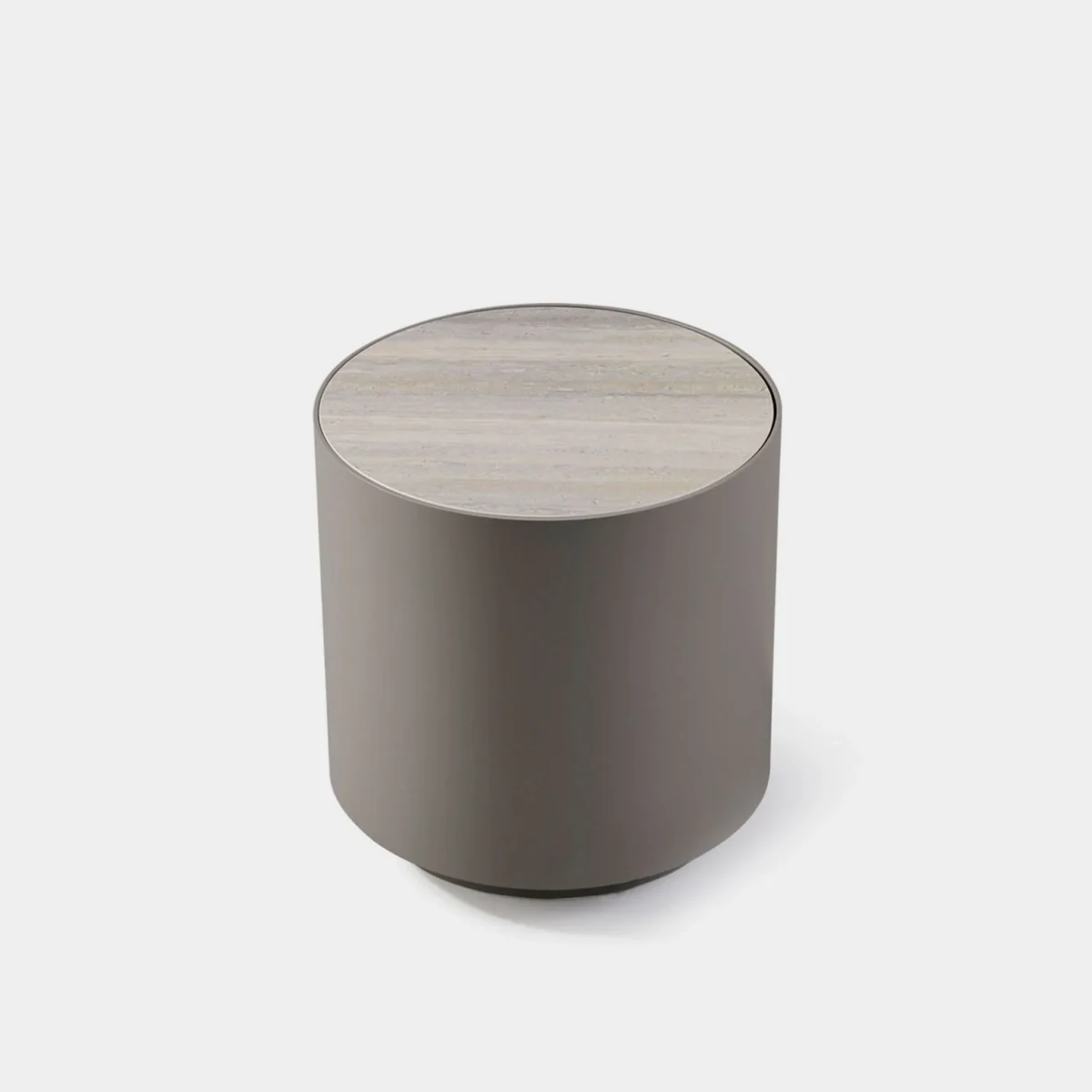 “Outdoor setup featuring Antigua Round Side Table – stylish and functional for patios and lounges”