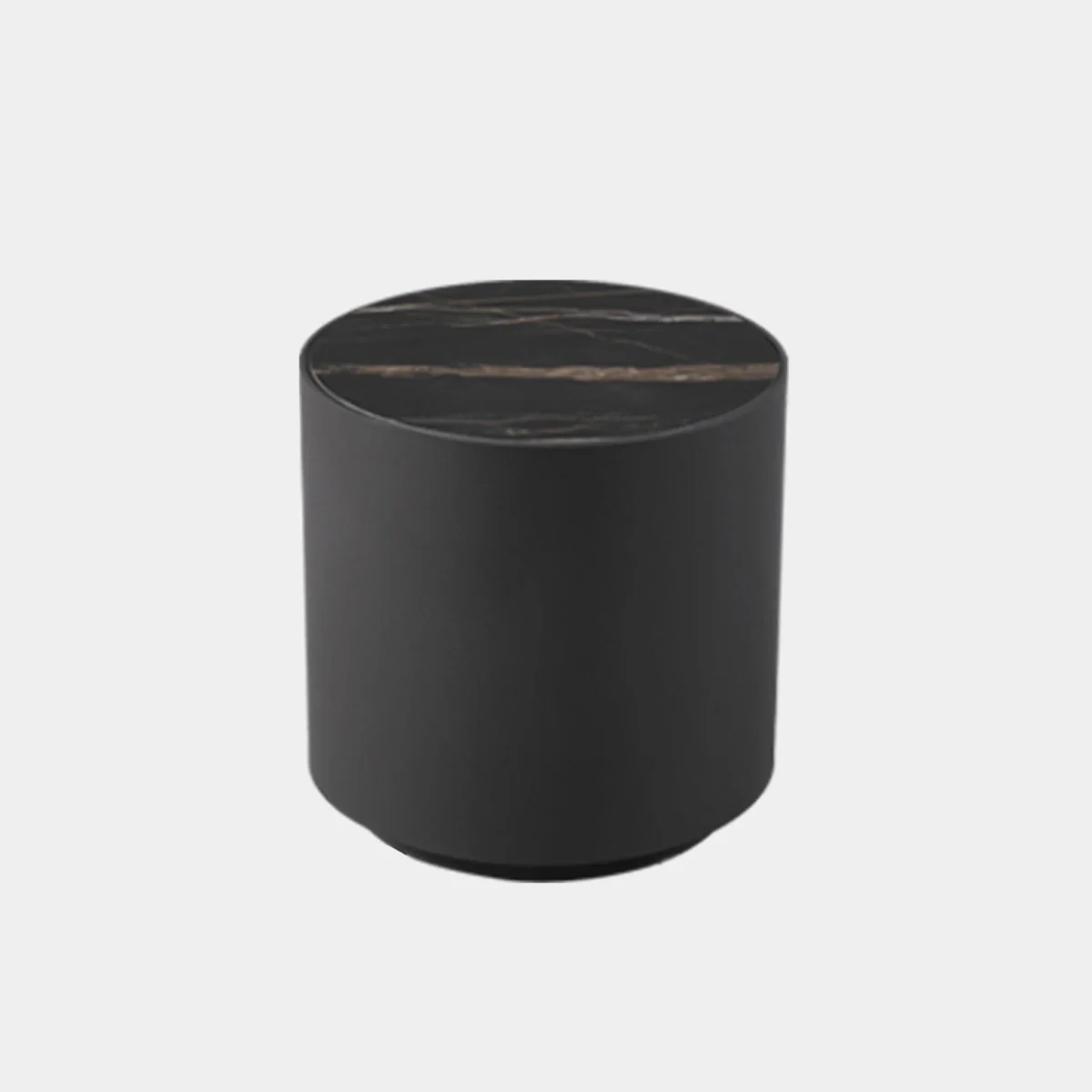 “Harbour Antigua side table – circular tabletop with sleek lines and minimalist outdoor design”