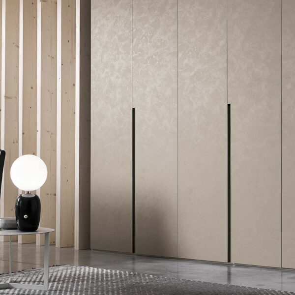 “Doris wardrobe by Tomasella – modern Italian wardrobe with recessed handle design and sleek lacquered finish”