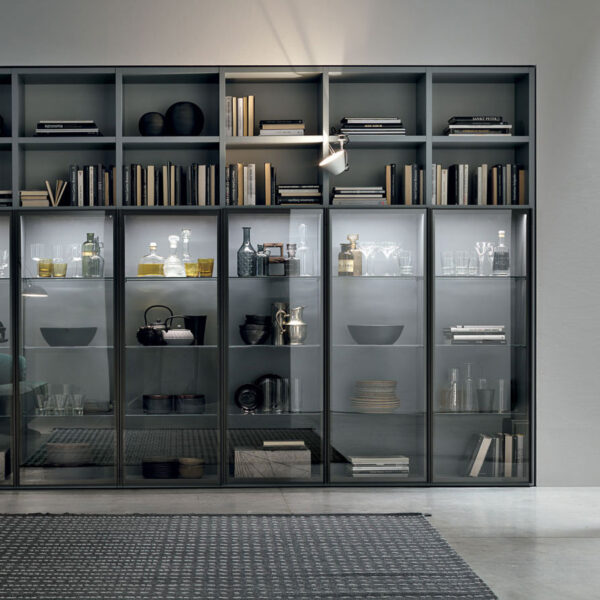 “Atlante UNIT_AT206 by Tomasella – modern Italian wall unit featuring clean lines, integrated shelving, and minimalist storage design”