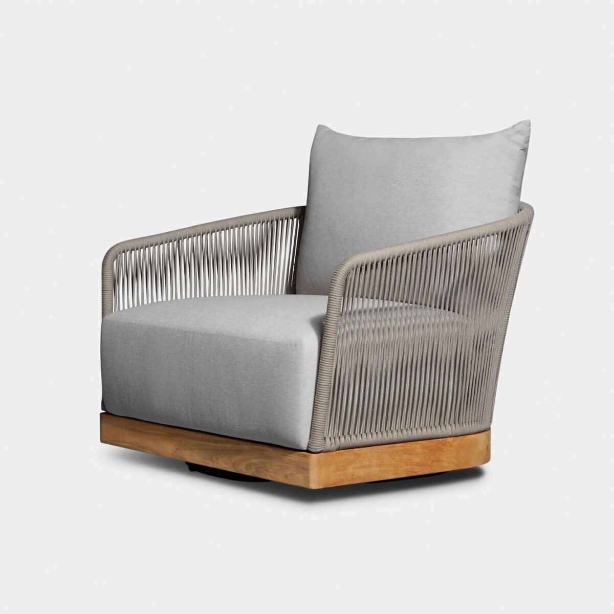 “Outdoor Avalon Swivel Chair – designer coastal furniture with comfort-focused swivel design by Harbour”