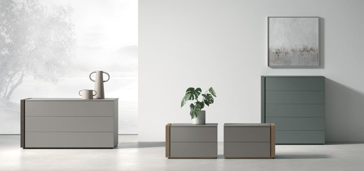 “Capitol storage unit by Tomasella – modern Italian cabinet with bold geometric front panels and minimalist silhouette”