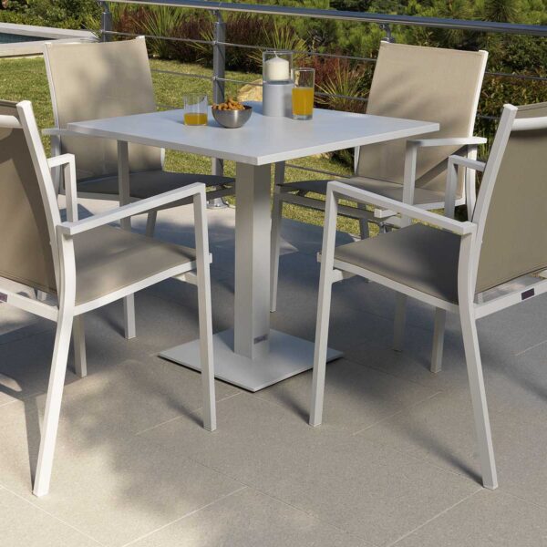 Mallorca Bar Stool by Talenti – sleek outdoor bar stool with slim frame and minimalist silhouette