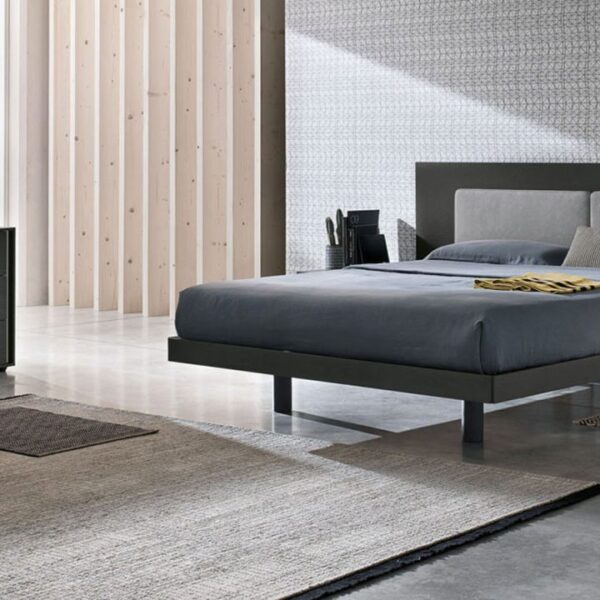 “Sommier Ring 20 by Tomasella – modern Italian upholstered bed base with rounded padded frame and low-profile design”