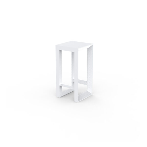 FRAME Bar Table 50x50x100 by Vondom – sleek modern bar-height table with minimalist lines and compact footprint