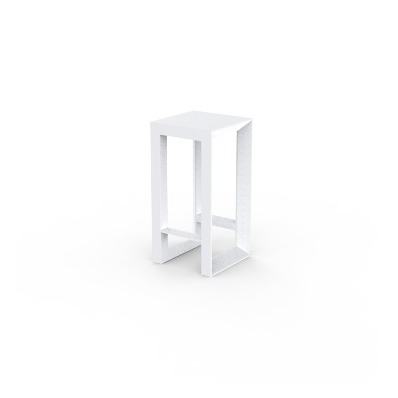 FRAME Bar Table 50x50x100 by Vondom – sleek modern bar-height table with minimalist lines and compact footprint