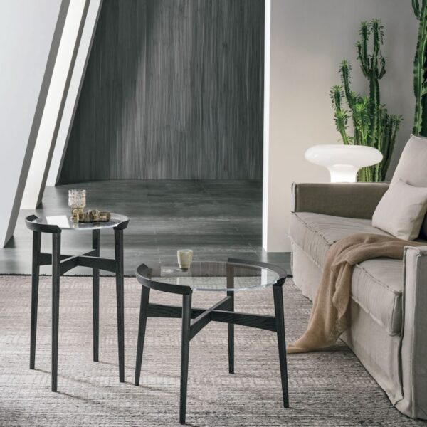 “Bloom coffee table by Tomasella – modern Italian table with organic silhouette and elegant sculptural base”