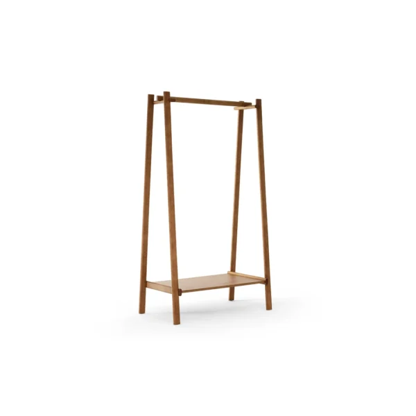 Bonaldo Isola floor mirror in American walnut with asymmetrical tilting panel by Mario & Giulia Mazzer