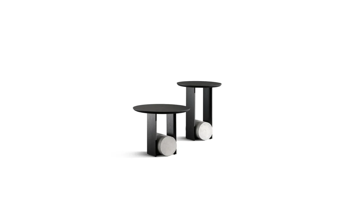Element armchair by Bonaldo in modern upholstery with clean minimalist design