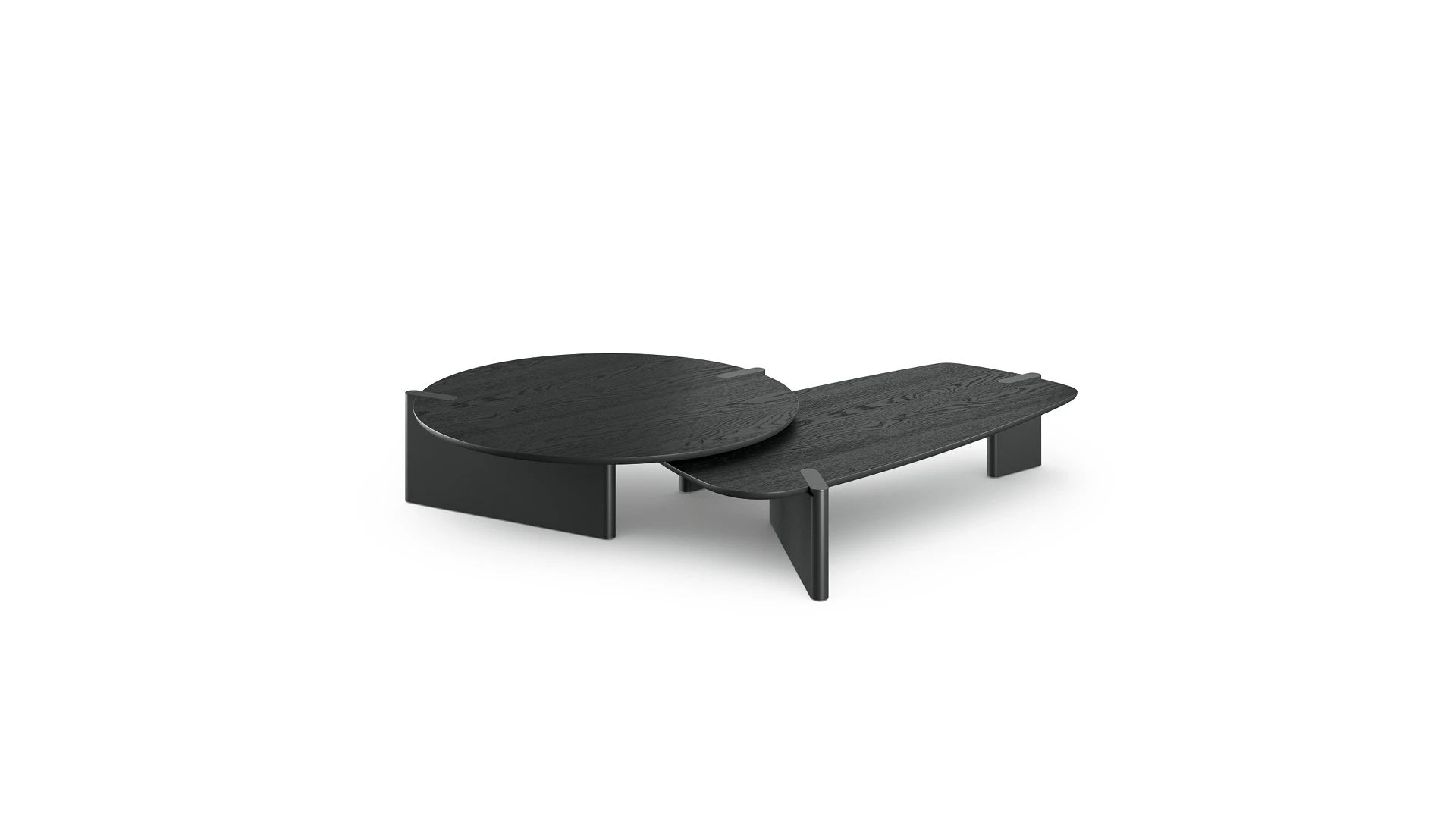 Modern Flatiron Coffee Table by Bonaldo Italian design in Royal Oak Michigan showroom