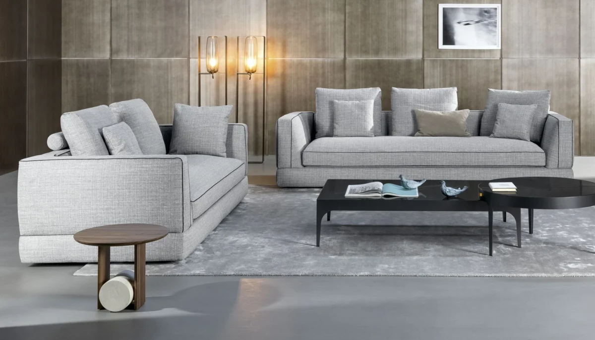 Contemporary Liam table by Bonaldo, versatile for large gatherings with sturdy yet elegant design
