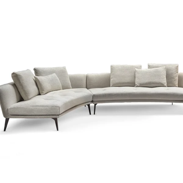 “Hunts luxury sofa by Bonaldo with elegant leather upholstery at Royal Oak showroom”