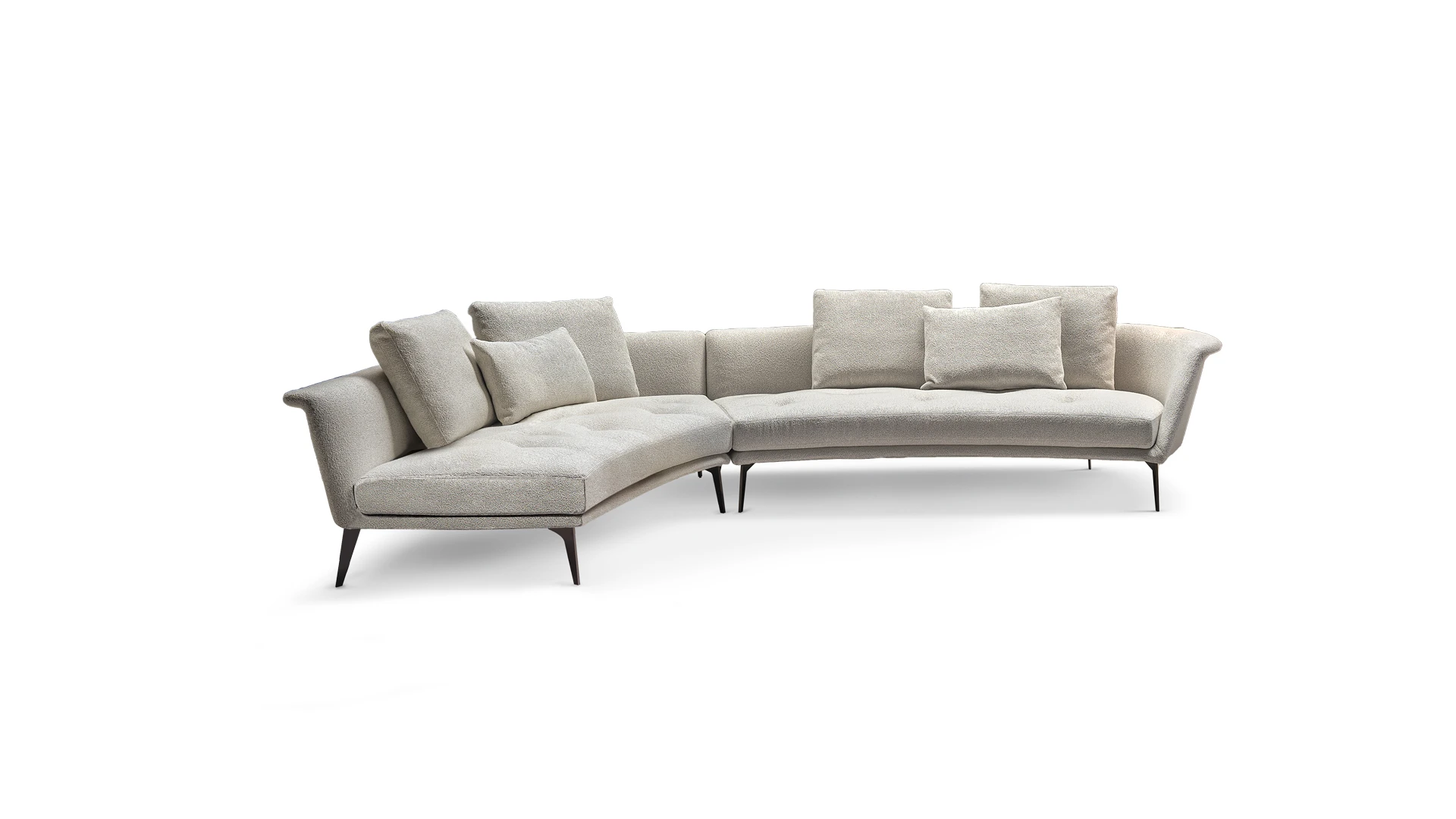 “Hunts luxury sofa by Bonaldo with elegant leather upholstery at Royal Oak showroom”
