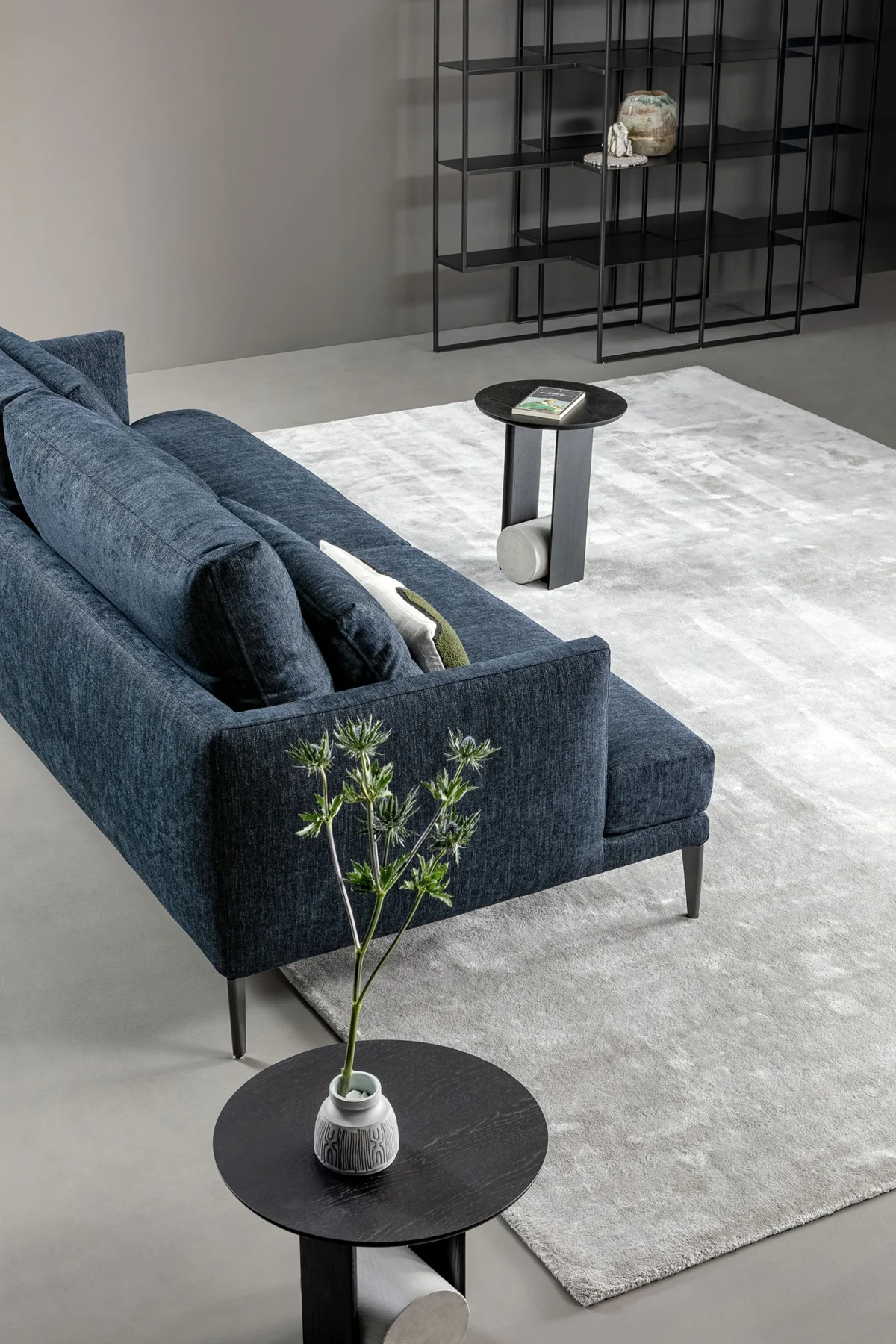 “Contemporary Paradise occasional table by Bonaldo styled in Troy Michigan living room”