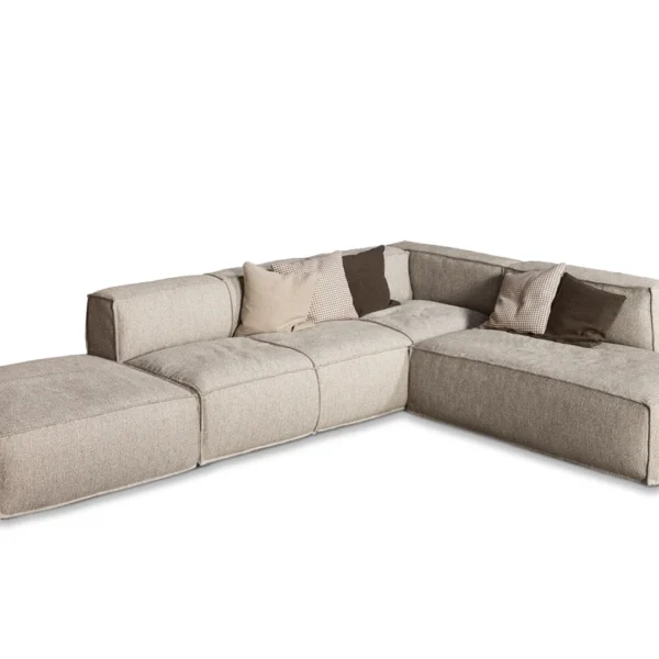 “Peanut B. bench by Bonaldo with sculptural form at Royal Oak showroom”