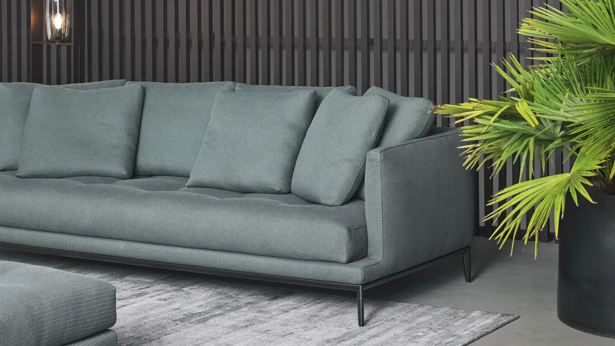 Soft Island sofa by Bonaldo, designed for comfort and refuge with its deep seat and generous cushions.