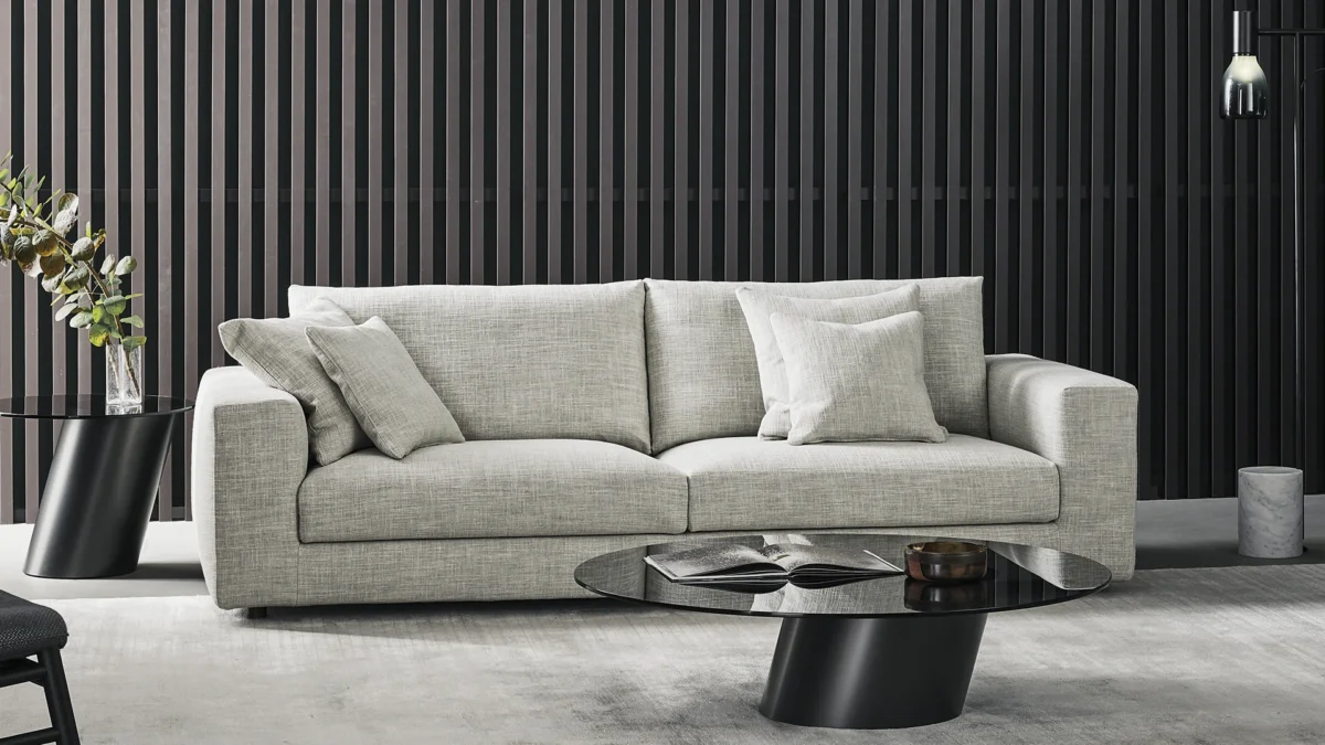 Elegant Superhiro seating system by Bonaldo designed for modern living spaces.