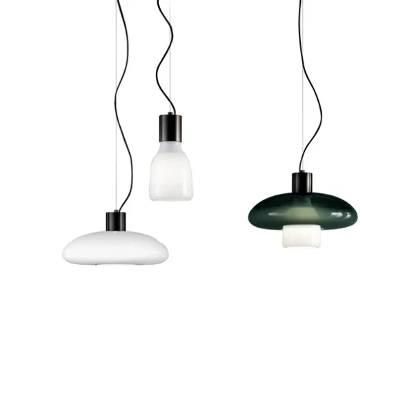 "Watercolors by Bonaldo in soft blues and pinks, blending design with artistic expression."