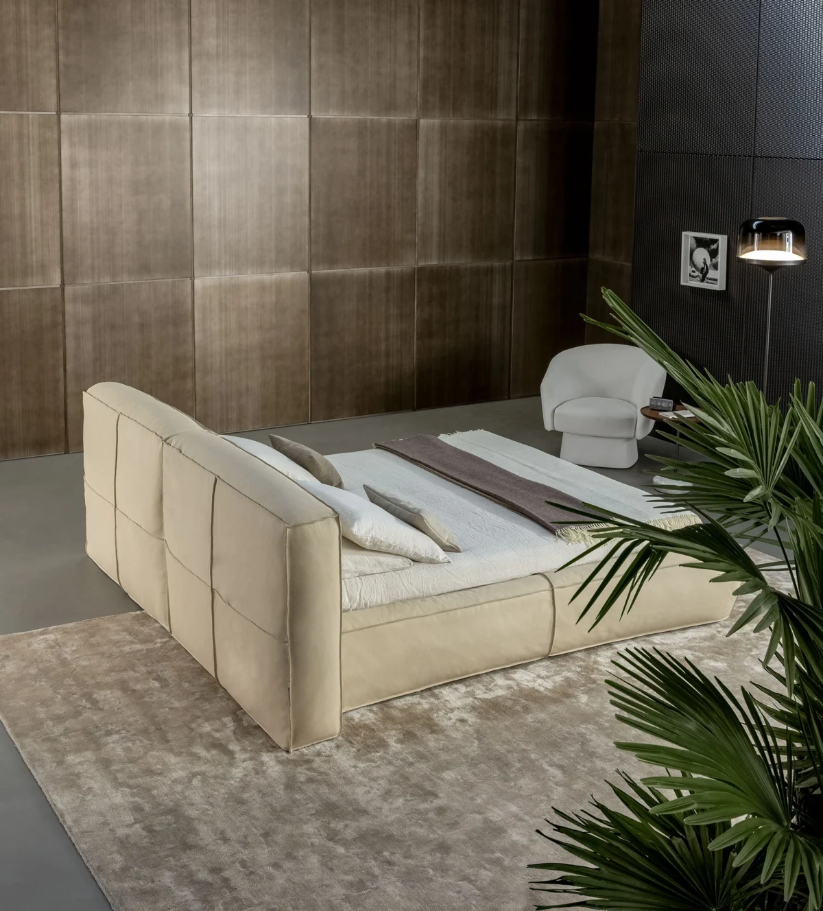High-end bedroom furniture, Fluff by Bonaldo, Troy, Michigan.