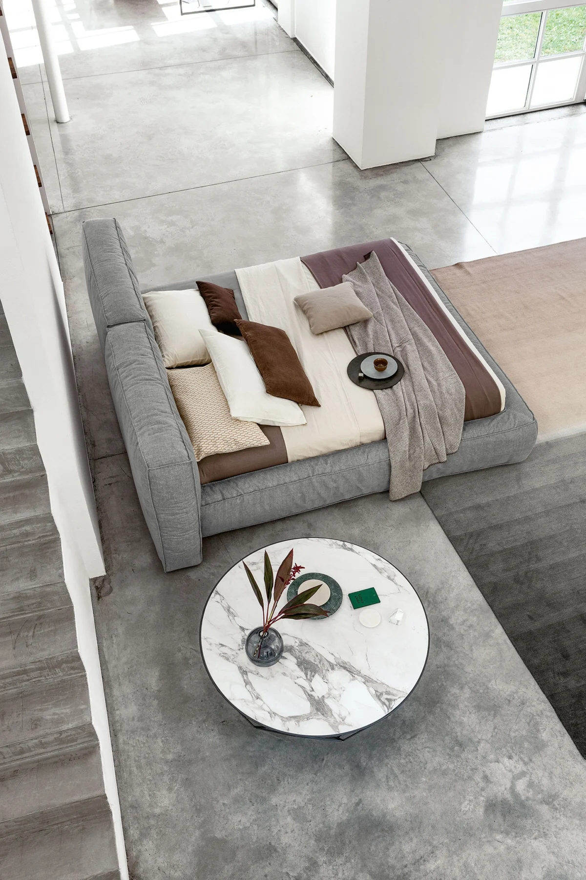 High-end bedroom furniture, Fluff by Bonaldo, Troy, Michigan.