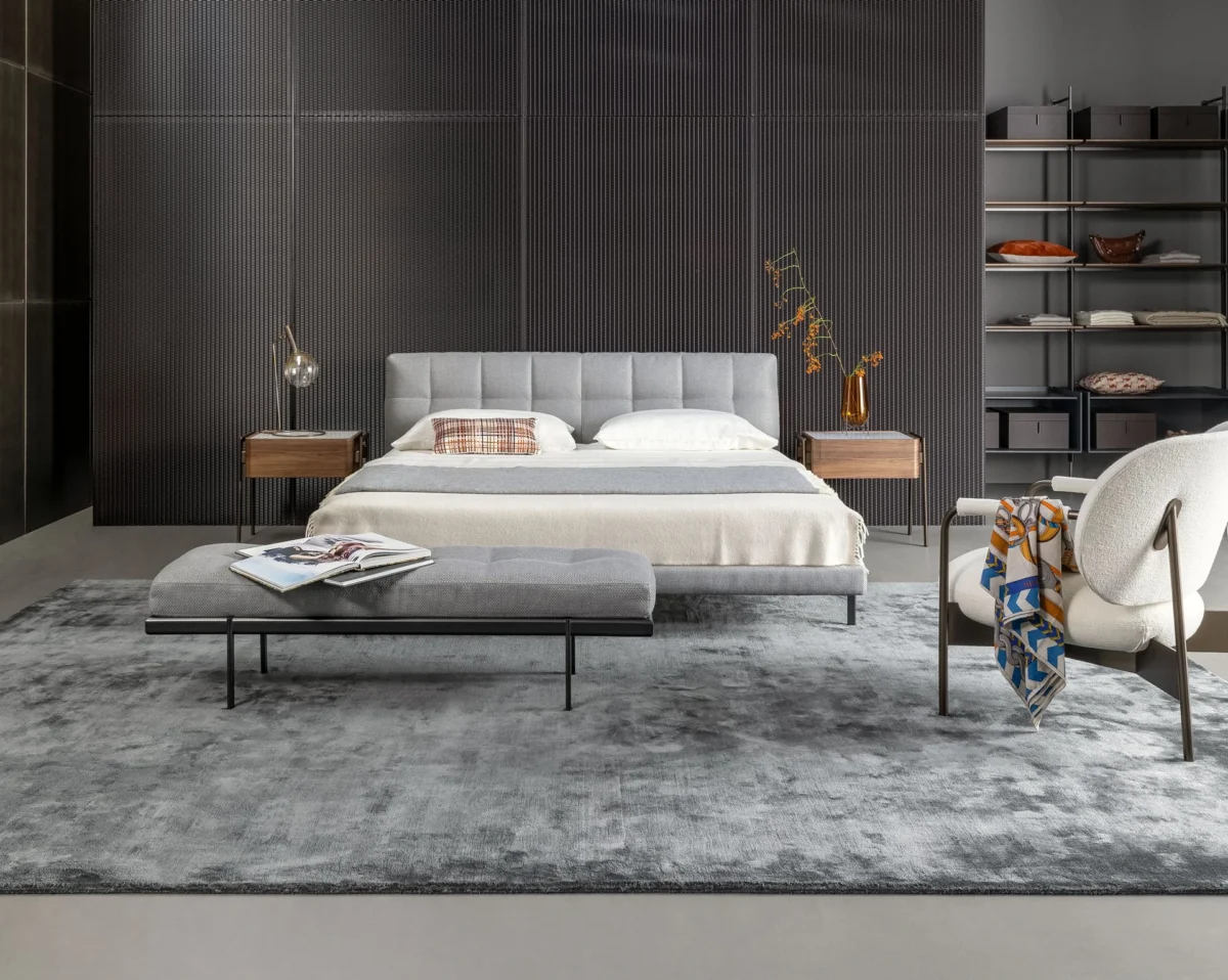 Sergio Bicego's James Bench for Bonaldo, showcasing refined craftsmanship and timeless design elements.