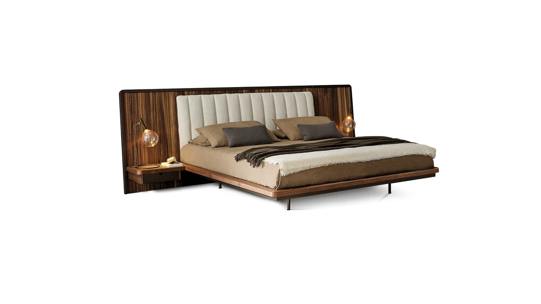 Designer comfortable bed, Nelson by Bonaldo, Royal Oak, Michigan.