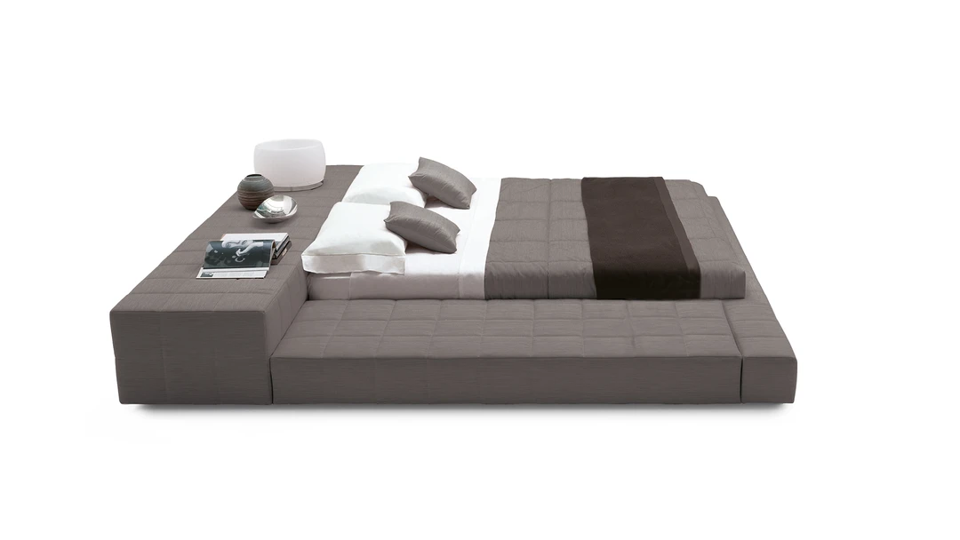 Designer square-shaped bed, Squaring by Bonaldo, Royal Oak, Michigan.