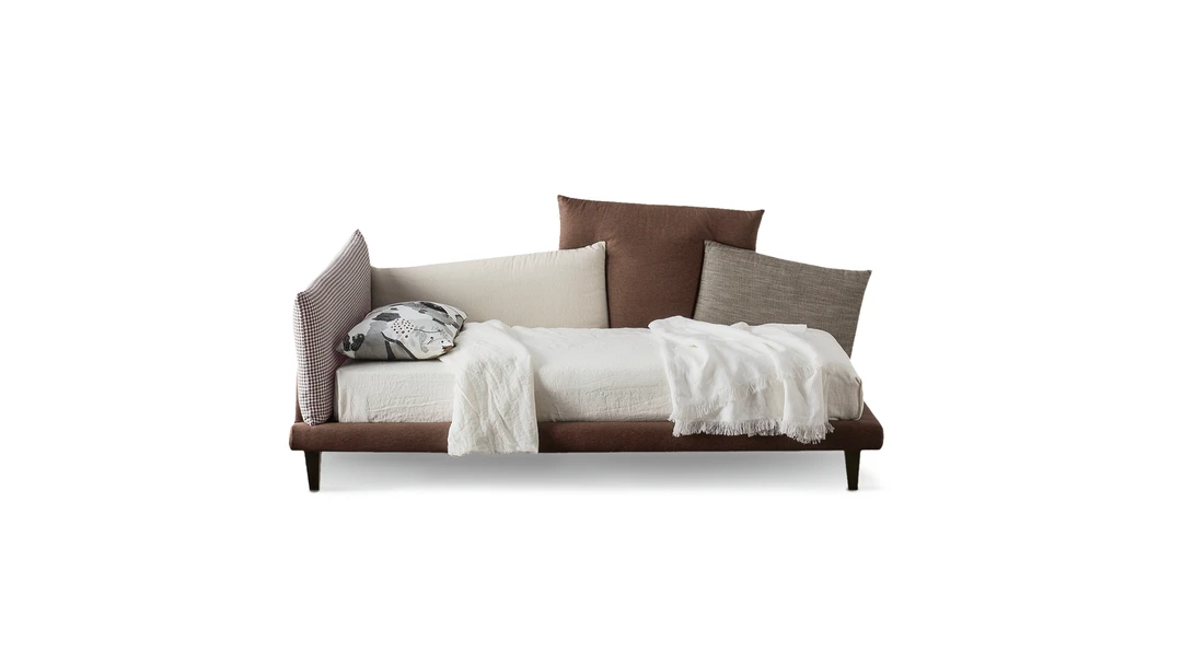 Modern luxury single bed, Picabia by Bonaldo, Royal Oak, Michigan.