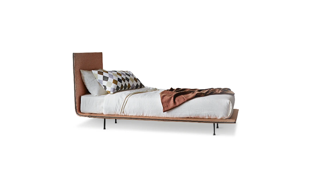 Modern luxury single bed, Thin by Bonaldo, Royal Oak, Michigan.