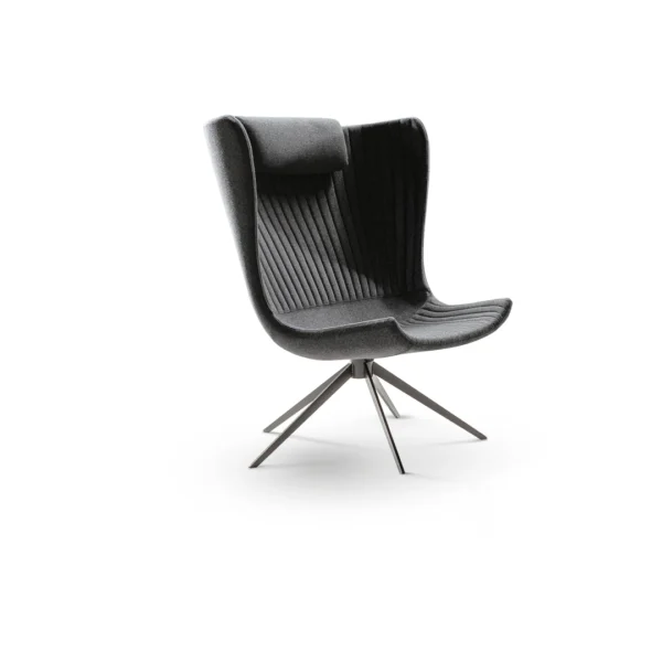 “Hummingbird chair by Bonaldo with sculptural winged back at Royal Oak showroom”