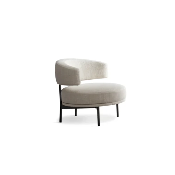 “Neuilly lounge chair by Bonaldo with sleek silhouette at Royal Oak showroom”