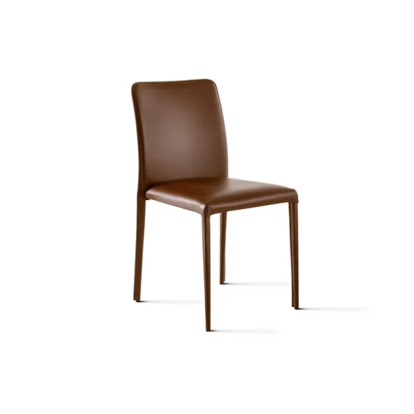 "Back view of the Deli chair highlighting the smooth contour and structural simplicity."