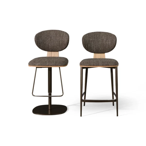 Modern Olos Too Bonaldo bar stool in Royal Oak Michigan luxury furniture showroom