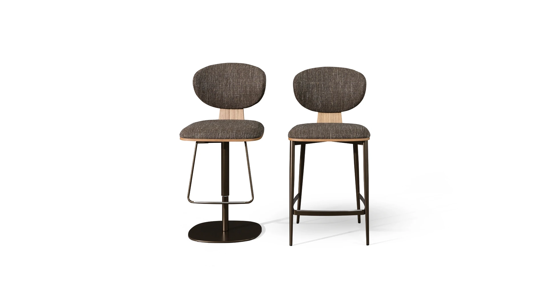 Modern Olos Too Bonaldo bar stool in Royal Oak Michigan luxury furniture showroom