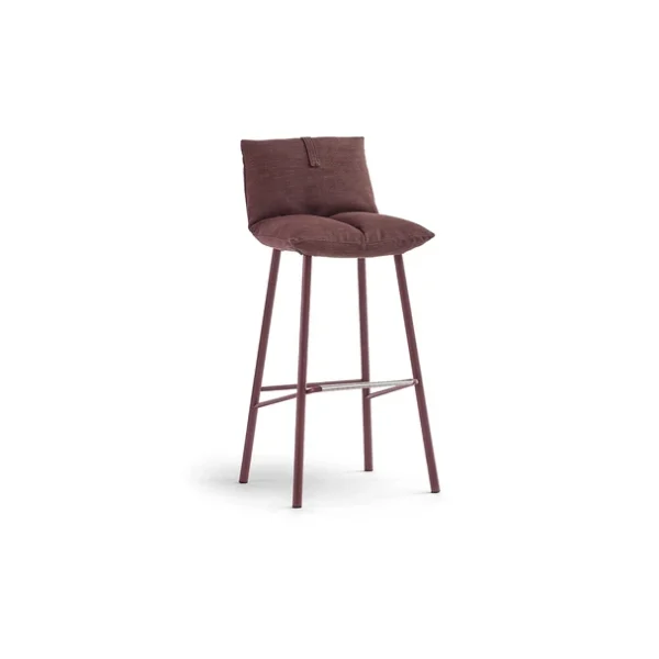 "Front view of Pill too chair highlighting padded seat and ergonomic, enveloping design."