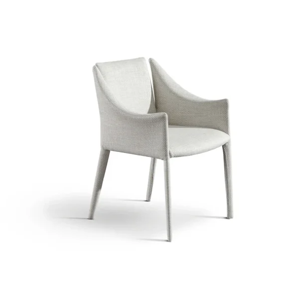 "Candle designer chair with clean lines and subtle detailing."